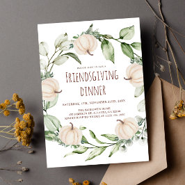 Elegant Thanksgiving - middagsinställare - ge feed Inbjudningar
