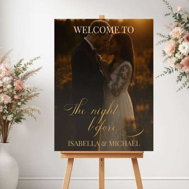 Elegant The Night Before Rehearsal Dinner Poster (Skapare uppladdad)