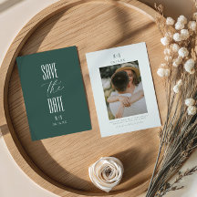 Elegant Tidlös Skript Foto Monogram Bröllop