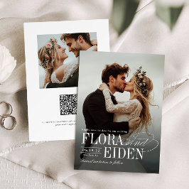 Elegant Tidlös Typografi Foto Spara Datum Datumet