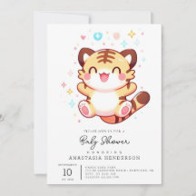Elegant Tiger Baby Shower