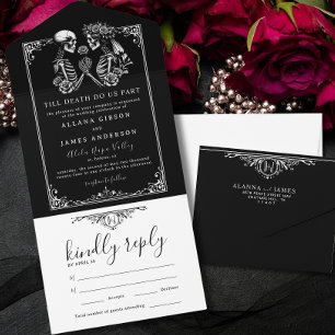 Elegant till död Gör oss del Gothic Bröllop