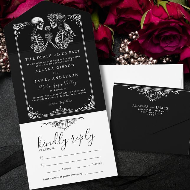 Elegant till död Gör oss del Gothic Bröllop (Skapare uppladdad)