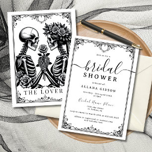 Elegant till döden Gör oss del Tarot Möhippa Inbjudningar