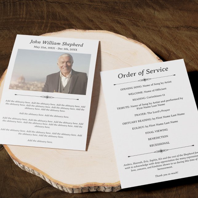 Elegant Timless Photo Celebring Life Program (Skapare uppladdad)