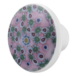 Elegant Tiny Flowers Victorian Mönster Knopp