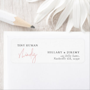 Elegant Tiny Human Shindig Returadress Etikett