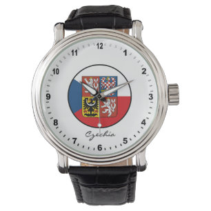 Elegant Tjeckiska republikens bevakning och tjecki Armbandsur