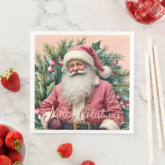 Elegant tomte pappersservett