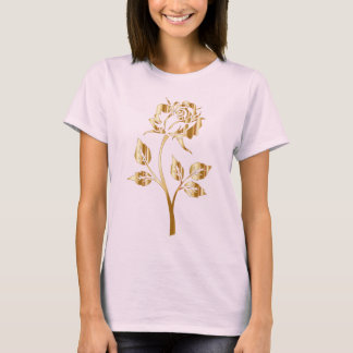 Elegant Tones Guld Ro T-shirt