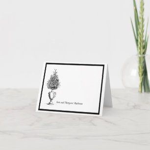 Elegant Topiary Blommigt Vas Anpassningsbar Tom ma Anteckningskort
