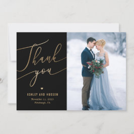 Elegant Touch Editable Färg Bröllop Tack Kort