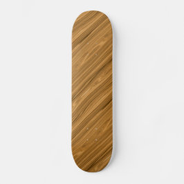 Elegant Trä grain stil Mini Skateboard Bräda 18,5 Cm