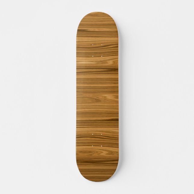 Elegant Trä grain stil Mini Skateboard Bräda 18,5 Cm (Framsida)