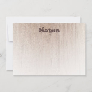 Elegant Trä ser modern malltext i nedtryckt text Anteckningskort