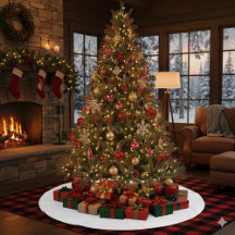 Elegant Träd Skirt för Mysigt Helgdag Touch