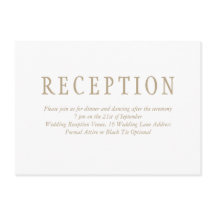 Elegant: Traditional Minimalist bröllop Mottagning