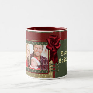 Elegant - traditionell juldesign Två-Tonad mugg