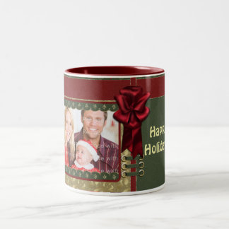 Elegant - traditionell juldesign Två-Tonad mugg