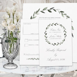 Elegant Traditionell utandning av Olive Gren i Brö OSA Kort