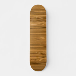 Elegant Träkornigt stil Mini Skateboard Bräda 18,5 Cm