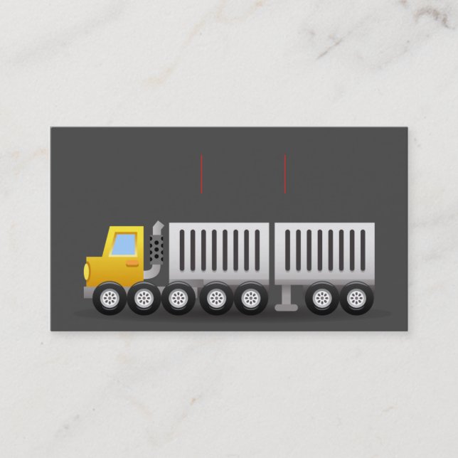 elegant transportvisitkort för professinal visitkort (Framsida)