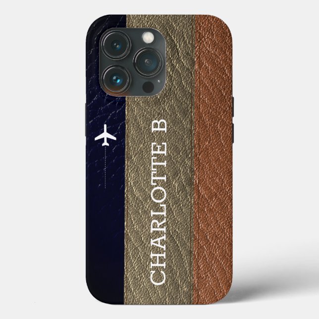 Elegant Traveler Brown och Black Leather (Baksida )