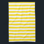 Elegant Trend Färg Gult White Rand-mall Kökshandduk<br><div class="desc">Elegant Trend Färg Gult White Rand Template Modern Decorative Kitchen Towel.</div>
