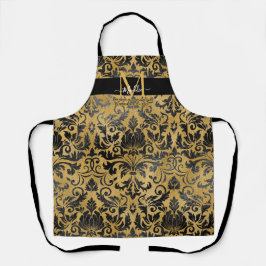 Elegant trendig Black and Guld glam anpassningsbar