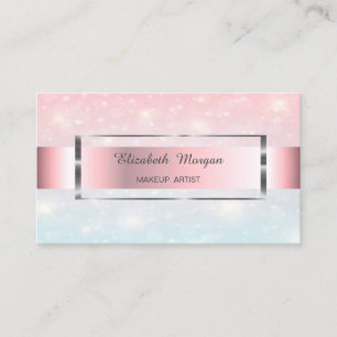 Elegant Trendig Bokeh Guld Ram Visitkort