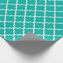 Elegant, trendig, elegant teal fyrklöver