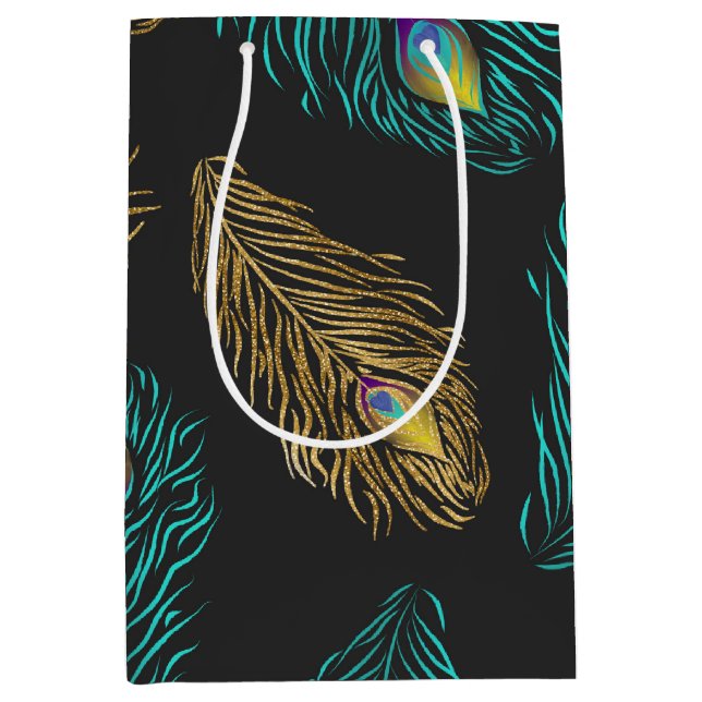 Elegant trendig-fågelfjädrar mönster (Framsidan)