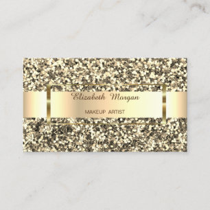Elegant Trendig Guld Glitter Rand , Ram Visitkort