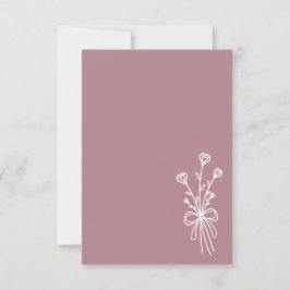 Elegant Trendig Minimalistisk Dammros Inbjudningar