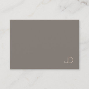 Elegant Trendig Modern Monogram enkel mall Visitkort
