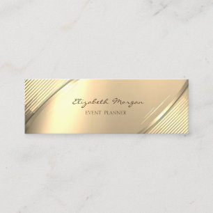 Elegant Trendig, Oäkta Guld Ränder Mini Visitkort