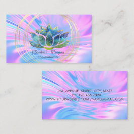 Elegant Trendig Professionell,Guld Circles Lotus Visitkort