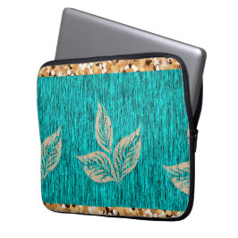Elegant Trendig Teal Laptop Fodral