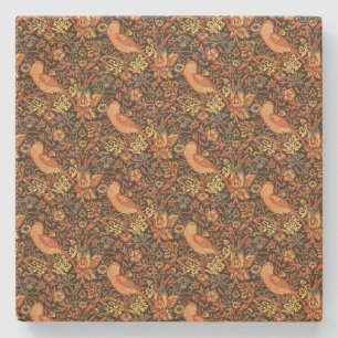 Elegant Trendig William Morris Pappersservett Stenunderlägg