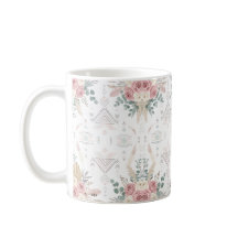 Elegant Tribal Blommigt Mugg