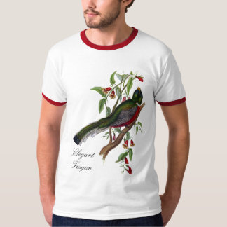 Elegant Trogon vintageillustration av John Gould Tee