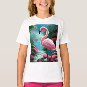 Elegant Tropical Flamingo-70852 T Shirt