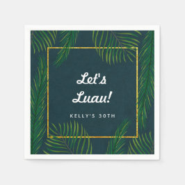 Elegant Tropical Luau Napkins Pappersservett