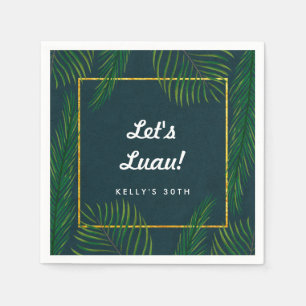 Elegant Tropical Luau Napkins Pappersservett