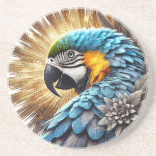 Elegant Tropical Parrot Underlägg