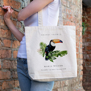 Elegant Tropical Rainforest Toucan Möhippa Tygkasse