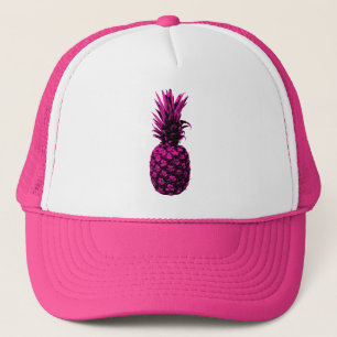 Elegant Tropisk Rosa Ananas Keps