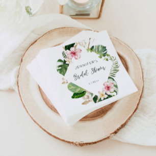 Elegant-tropiska möhippa-blöjor pappersservett