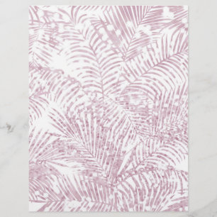 Elegant tropiska  rosan faux glitter handflatan tr reklamblad