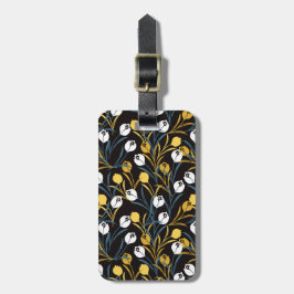 Elegant Tulip Blommönster Bagagebricka